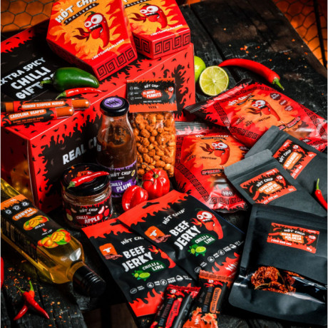 Hot chip EXTRÉMNĚ PÁLIVÝ DÁRKOVÝ BALÍČEK