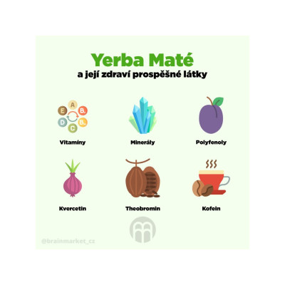 BrainMax Pure Yerba Maté, Energy, 1000 g