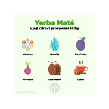 BrainMax Pure Yerba Maté, Energy, 1000 g