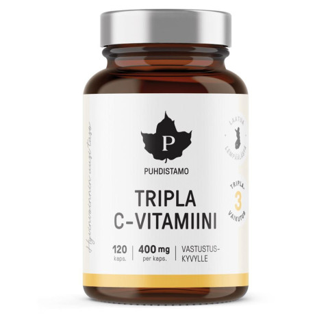 Puhdistamo Triple Vitamin C 120 kapslí