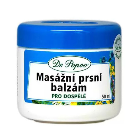 Dr.Popov Masážní prsní balzám pro dospělé, 50 ml, pegrastore.cz