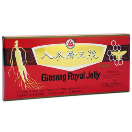 Ženšen s mateří kašičkou - Ginseng Royal Jelly ampule 10 x 10 ml