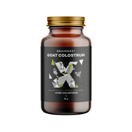 BrainMax Goat Colostrum, kozí kolostrum v prášku, 50 g, PegraStore.cz