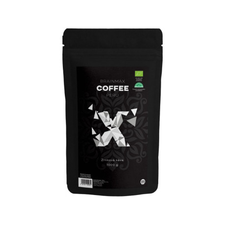 BrainMax Coffee Peru, zrnková káva, BIO, 1000 g