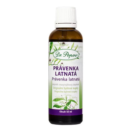 Dr. Popov Právenka latnatá, originální bylinné kapky, 50 ml