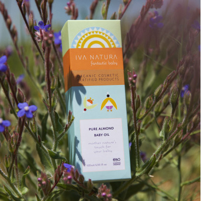 IVA NATURA Organický mandlový dětský olej, 125 ml