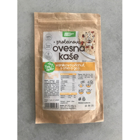 PROTEINOVÁ OVESNÁ KAŠE vanilka 250 gr