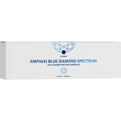 Colway BLUE DIAMOND SPECTRUM Modrý diamant Kosmetické ampulky