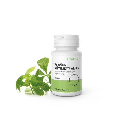 Ženšen pětilistý AMPK Epigemic 60 kapslí, PegraStore.cz