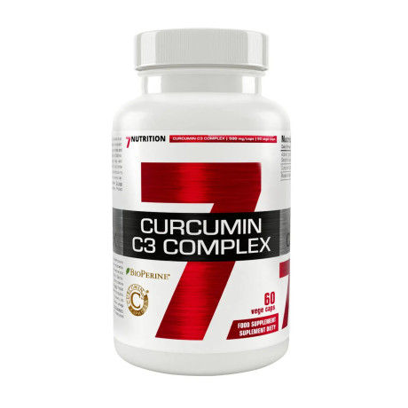 7 Nutrition  Curcumin C3 Complex 500 mg 60 tobolek, PegraStore.cz