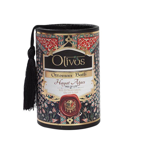 OLIVOS Ottoman Bath TREE OF LIFE Přírodní mýdlo s olivovým olejem 2x100g, PegraStore.cz