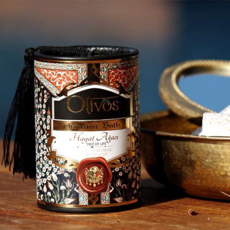 OLIVOS Ottoman Bath TREE OF LIFE Přírodní mýdlo s olivovým olejem 2x100g, PegraStore.cz