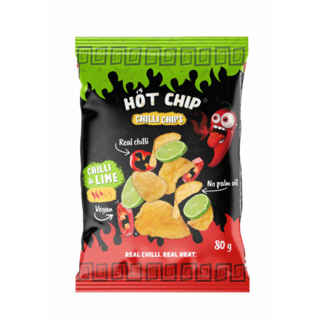 Hot chio POTATO CHIPS CHILLI AND LIME 80 G