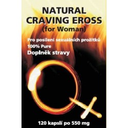 Naturgreen Natural Craving Eross for Woman pro posílení sexuálních prožitků 120 kapslí