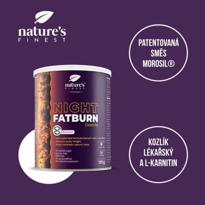 Nature's Finest Night Fatburn Extreme 125g, PegraStore.cz