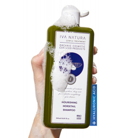 IVA NATURA Organický vyživující šampon s přesličkou, 350 ml