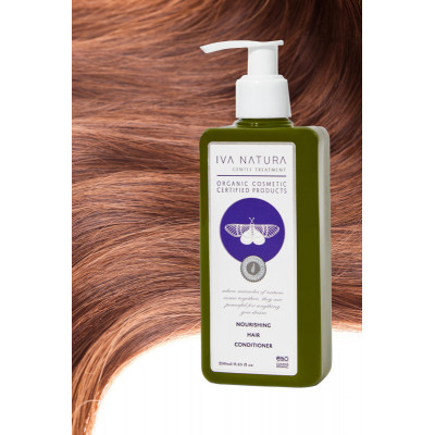 IVA NATURA Organický vyživující vlasový kondicionér s přesličkou, 250 ml