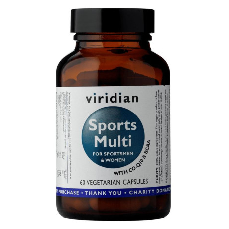 Viridian Sports Multi 60 kapslí (Vitamíny, minerály a rostlinné extrakty), PegraStore.cz