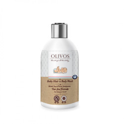 OLIVOS Dětský šampón s extra panenským olivovým olejem, 400 ml