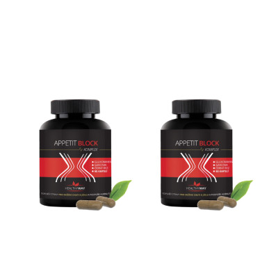 Appetit block komplex 180 kapslí Healty Way duo pack, PegraStore.cz