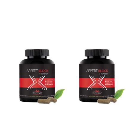 Appetit block komplex 180 kapslí Healty Way duo pack, PegraStore.cz