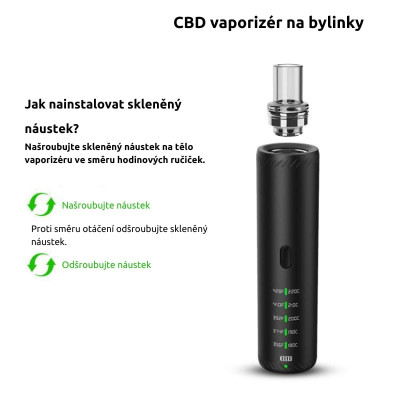 ZELENÁ ZEMĚ Vaporizér na CBD konopí a jiné bylinky