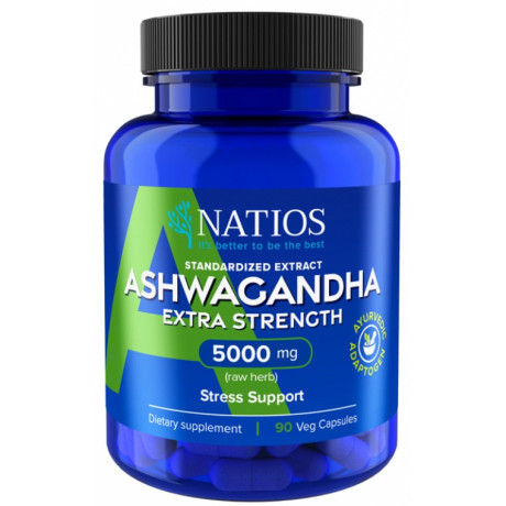 NATIOS Ashwagandha Extract 5000 mg 90 kapslí, PegraStore.cz