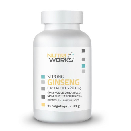 NutriWorks Strong Ginseng 60 kapslí