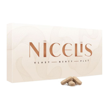Nicelis –⁠ vitaminy a minerály na vlasy, nehty a pleť, 60 tablet, PegraStore.cz