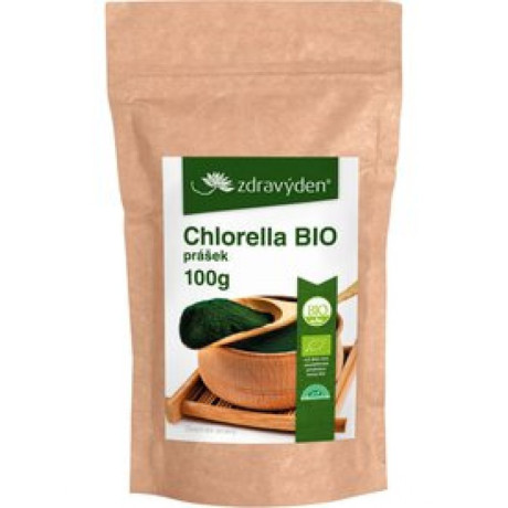 Zdravý den Chlorella BIO prášek 100g, pegrastore