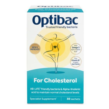 Optibac For Cholesterol (Probiotika při cholesterolu) 30 x 4,5g sáček
