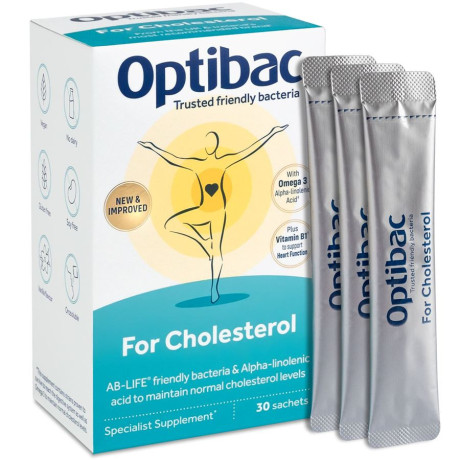 Optibac For Cholesterol (Probiotika při cholesterolu) 30 x 4,5g sáček