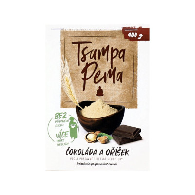 Tsampa Pema – Čokoláda a oříšek 400 gr, Pegrastore.cz