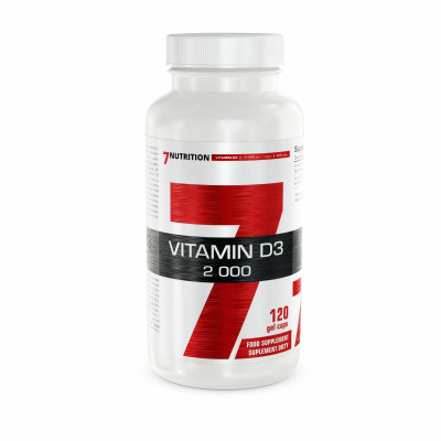 7NUTRITION VITAMIN D3 2000 -120KAPS, PegraStore.cz