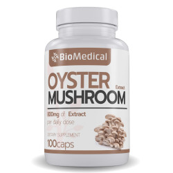 Biomedical Oyster Mushroom Extract - extrakt z Hlívy ústřičné 100 caps