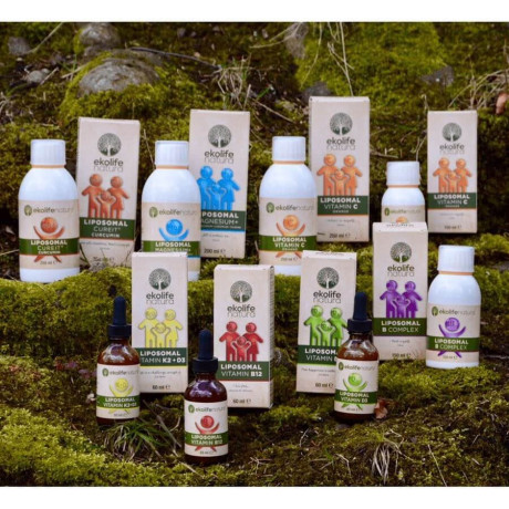 Ekolife Natura Liposomal Vitamin C 500mg 250ml pomeranč (Lipozomální vitamín C)