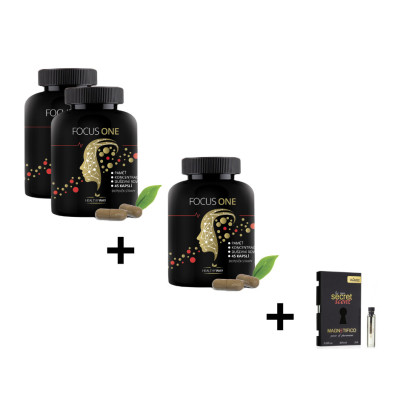 Healthy way Focus one  (Normální kognitivní funkce) 45 kaps. AKCE 2+1