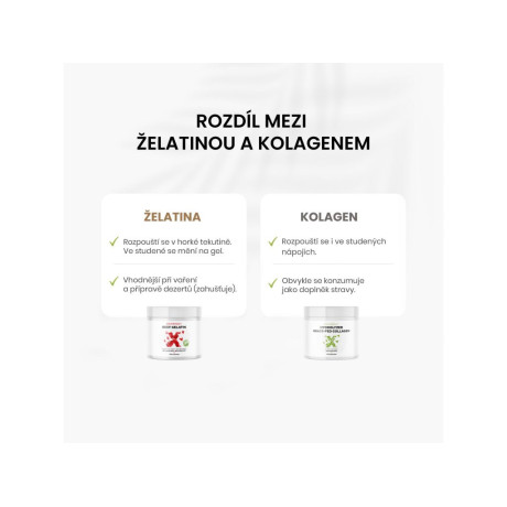 BrainMax Beef Gelatin, Grass-fed hovězí želatina, 500 g