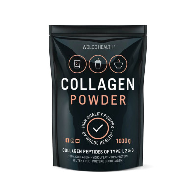 WOLDOHEALTH 100% Hovězí collagen 1kg, pegrastore.cz