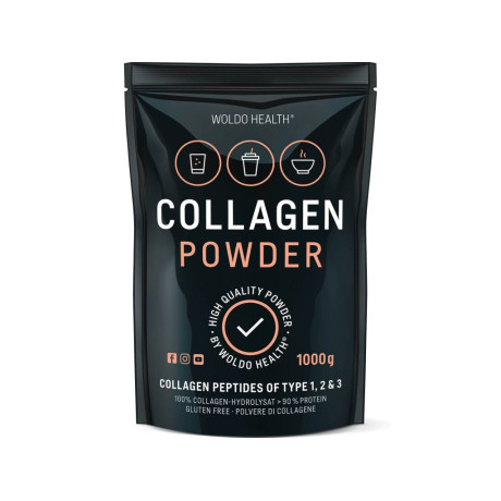WOLDOHEALTH 100% Hovězí collagen 1kg, pegrastore.cz