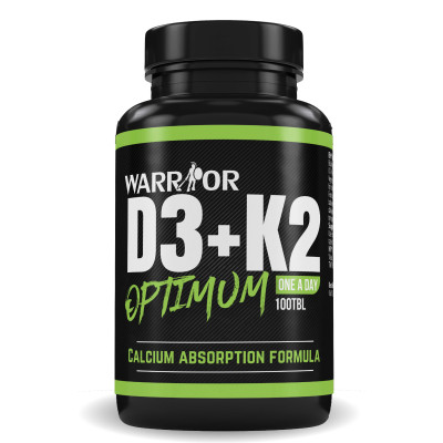 Warrior Vitamin K2+D3 Optimum 90 tbl, PegraStore.cz