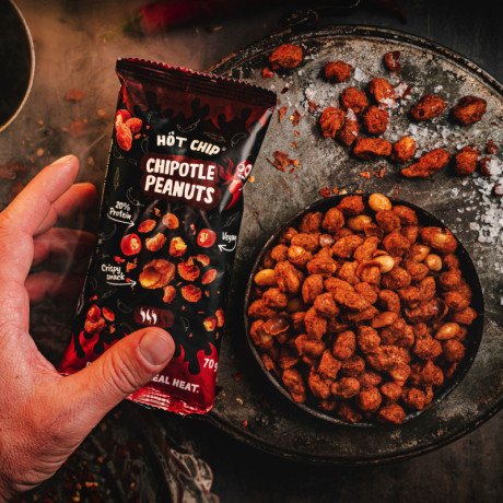 HOT CHIP ARAŠÍDY V CHIPOTLE TĚSTÍČKU 70 G