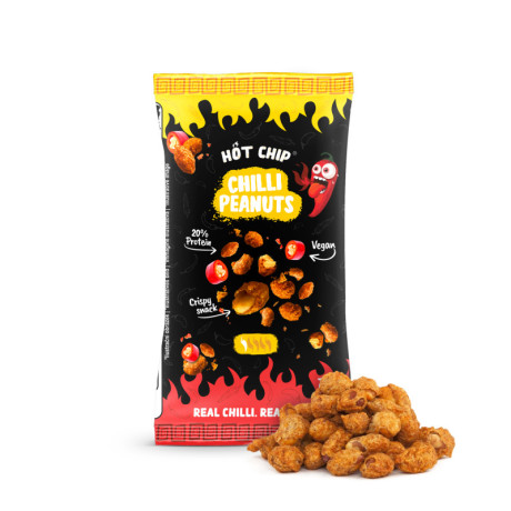 HOT CHIP ARAŠÍDY V CHILLI TĚSTÍČKU 70 G