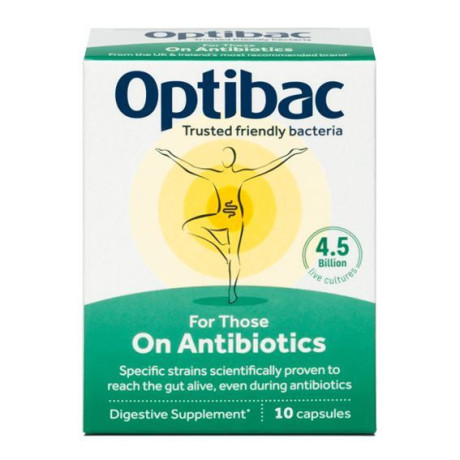 Optibac On Antibiotics (Probiotika při antibiotikách) 10 kapslí, PegraStore.cz