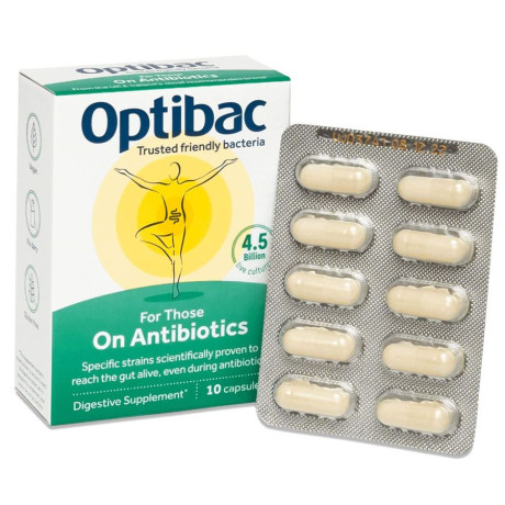 Optibac On Antibiotics (Probiotika při antibiotikách) 10 kapslí