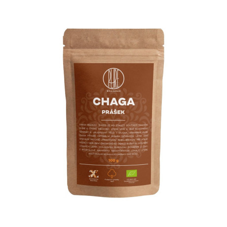 BrainMax Pure Chaga prášek, BIO 100g, PegraStore.cz