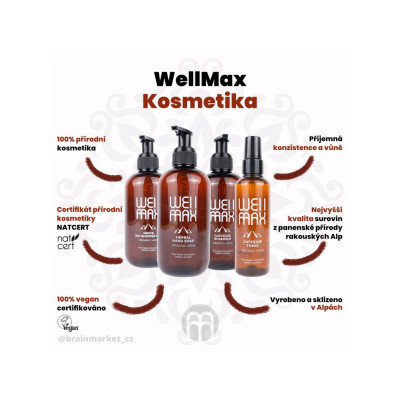 WellMax Tělové mléko - meruňka, 250 ml