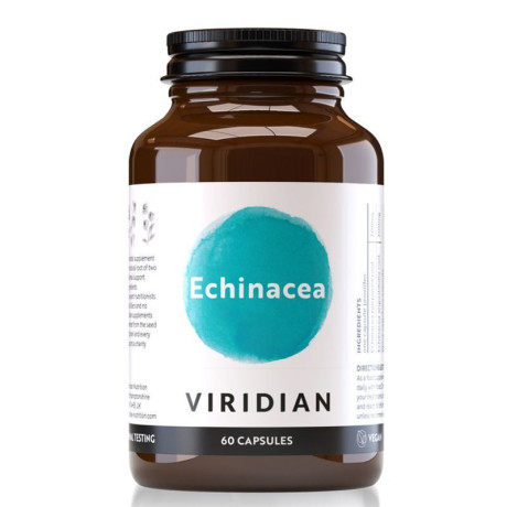 Viridian Echinacea 400mg Complex 60 kapslí Organic, PegraStore.cz