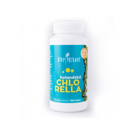 Holandská chlorela 800 tablet