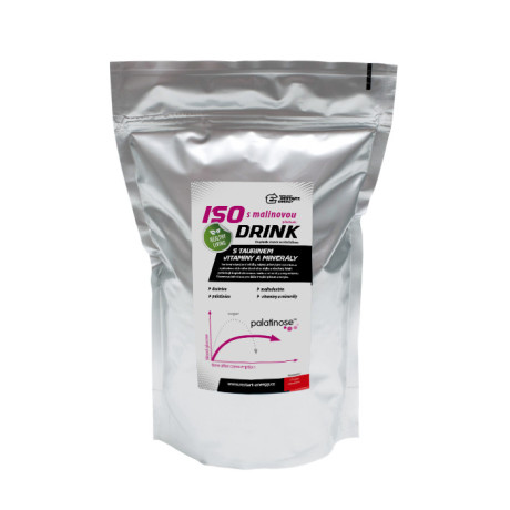 ISODRINK s malinovou příchutí